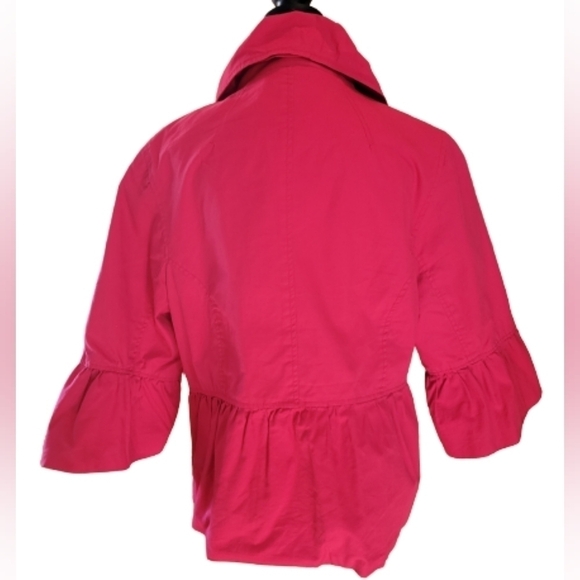 GEORGE Red Jacket, Flared Cuffs and Bottom Hem - Picture 3 of 9